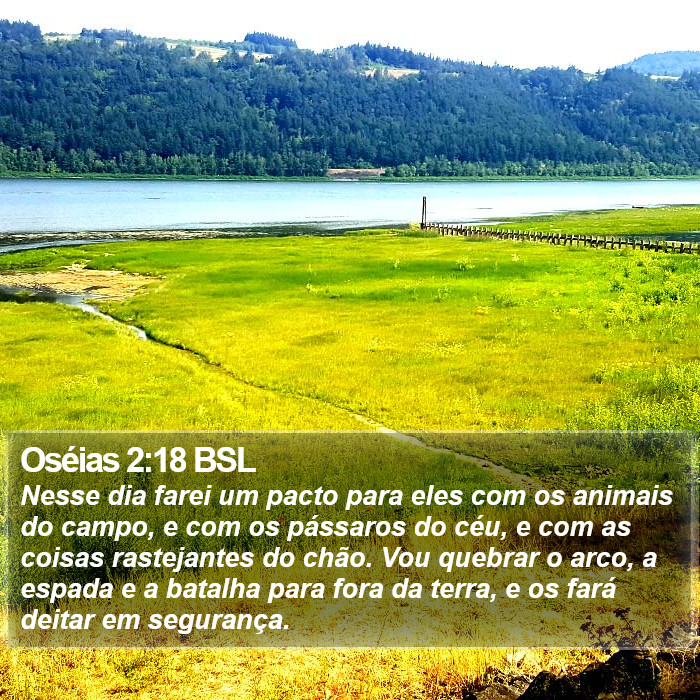 Oséias 2:18 BSL Bible Study