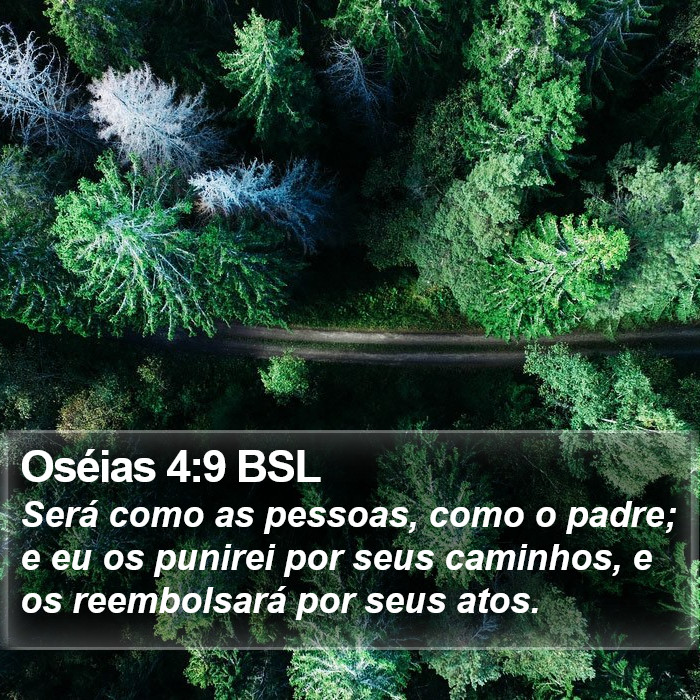 Oséias 4:9 BSL Bible Study