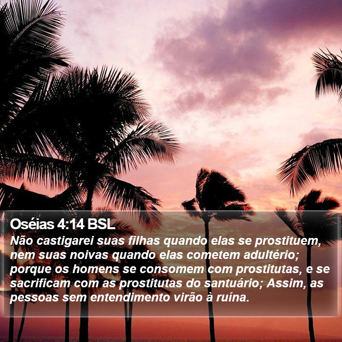 Oséias 4:14 BSL Bible Study