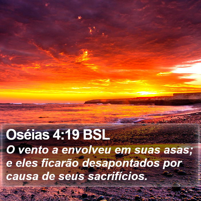 Oséias 4:19 BSL Bible Study