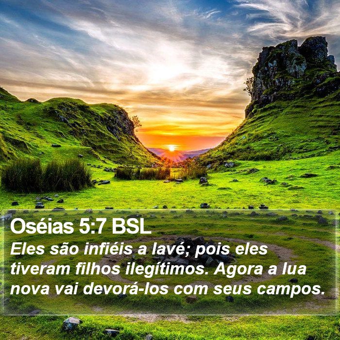 Oséias 5:7 BSL Bible Study