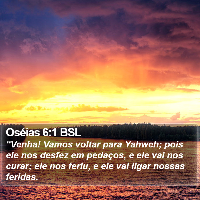 Oséias 6:1 BSL Bible Study