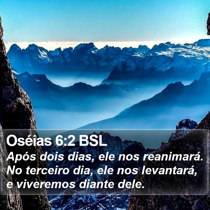 Oséias 6:2 BSL Bible Study