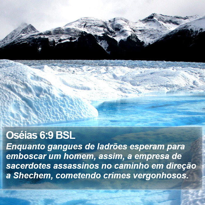 Oséias 6:9 BSL Bible Study