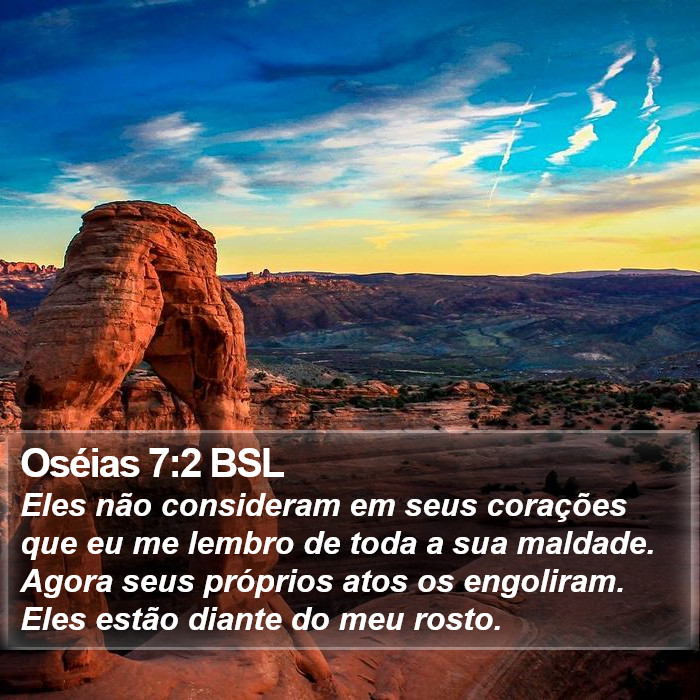 Oséias 7:2 BSL Bible Study