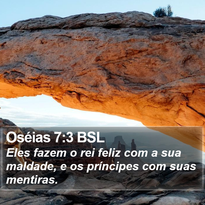 Oséias 7:3 BSL Bible Study