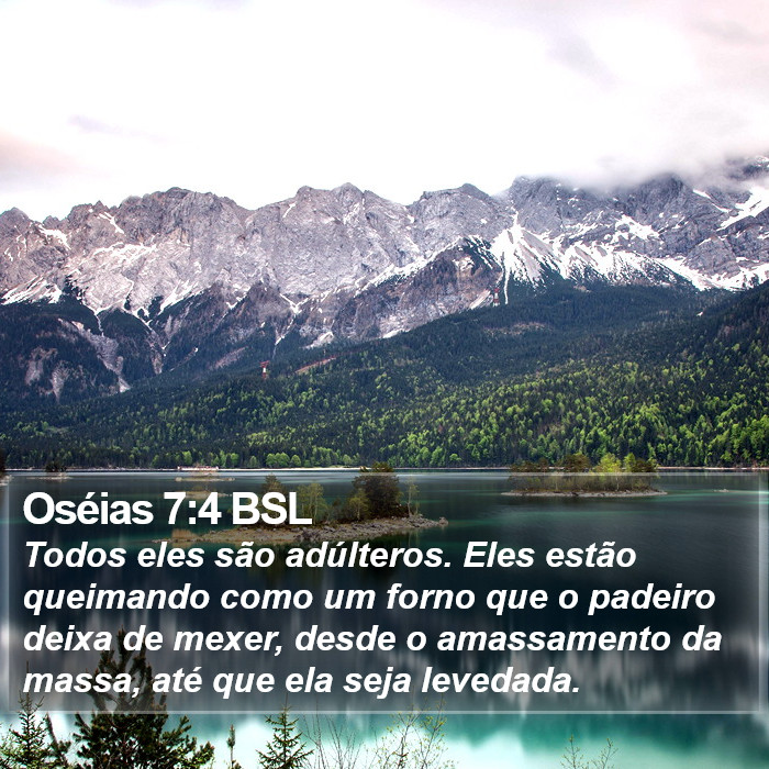 Oséias 7:4 BSL Bible Study