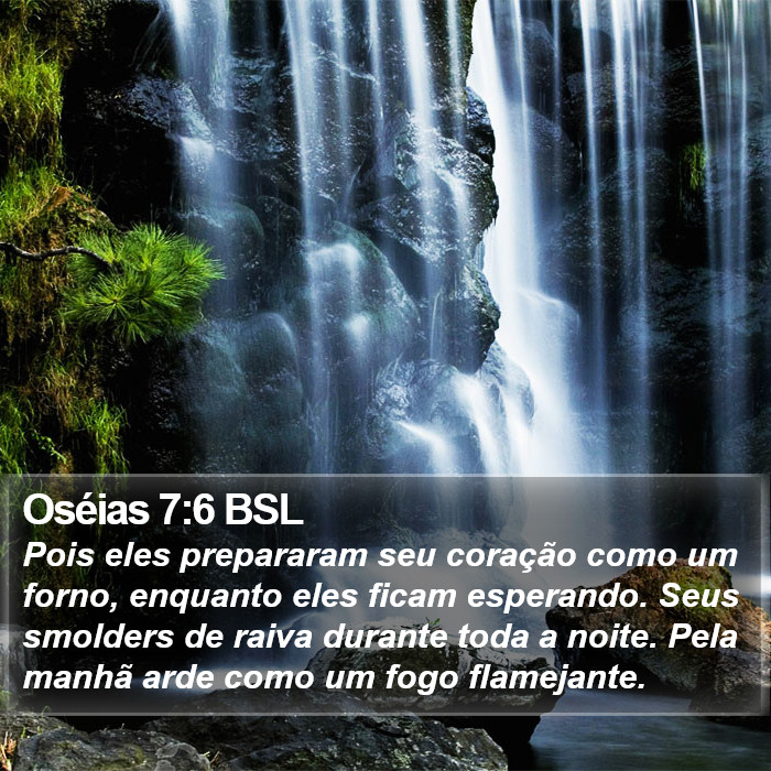 Oséias 7:6 BSL Bible Study