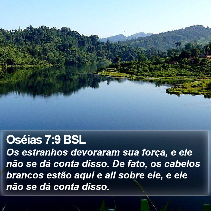 Oséias 7:9 BSL Bible Study