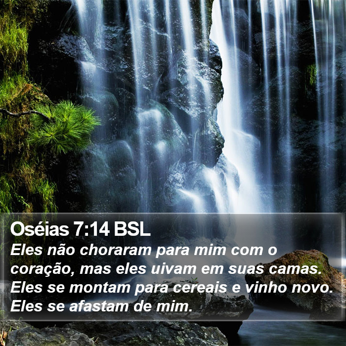 Oséias 7:14 BSL Bible Study