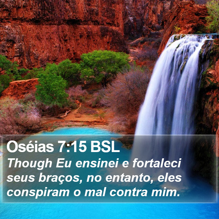 Oséias 7:15 BSL Bible Study