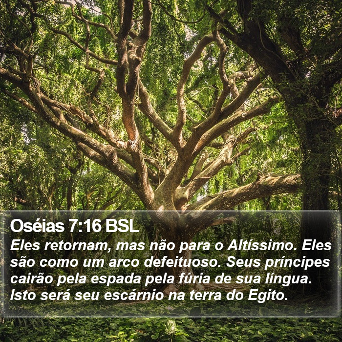 Oséias 7:16 BSL Bible Study