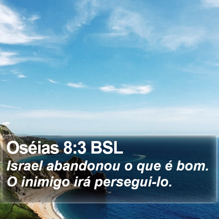 Oséias 8:3 BSL Bible Study