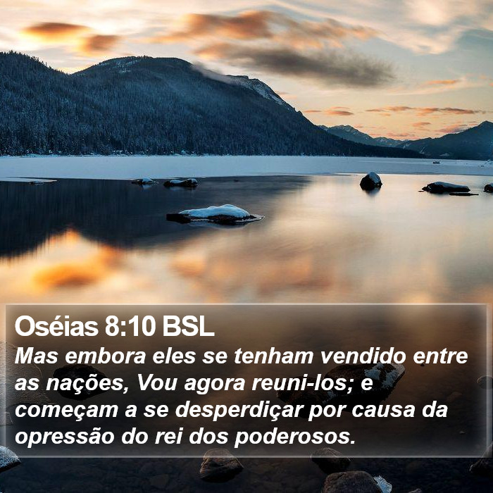 Oséias 8:10 BSL Bible Study