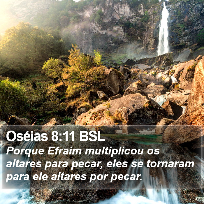 Oséias 8:11 BSL Bible Study