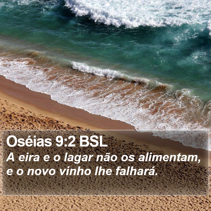 Oséias 9:2 BSL Bible Study