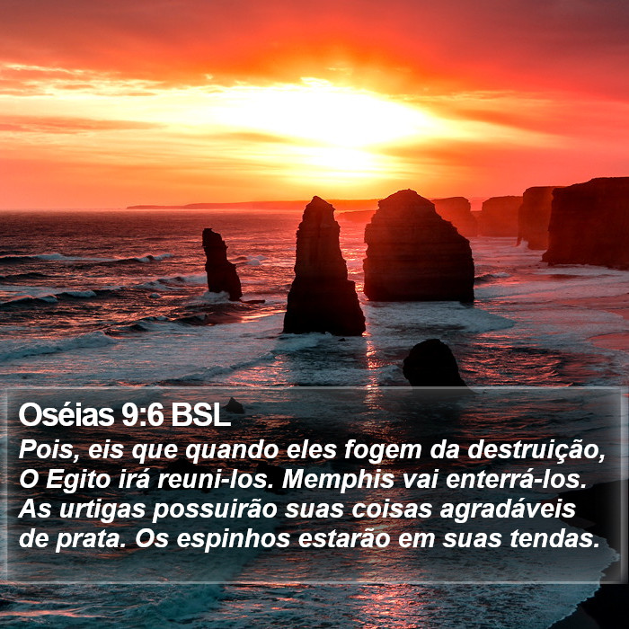 Oséias 9:6 BSL Bible Study