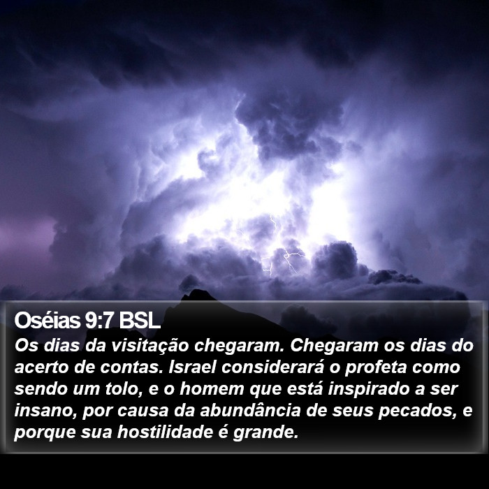 Oséias 9:7 BSL Bible Study