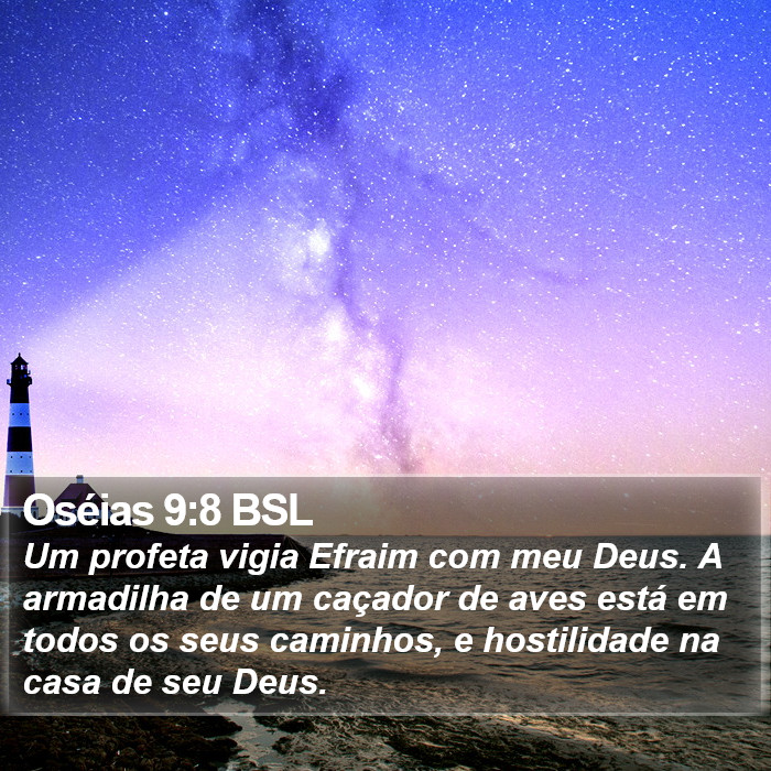 Oséias 9:8 BSL Bible Study