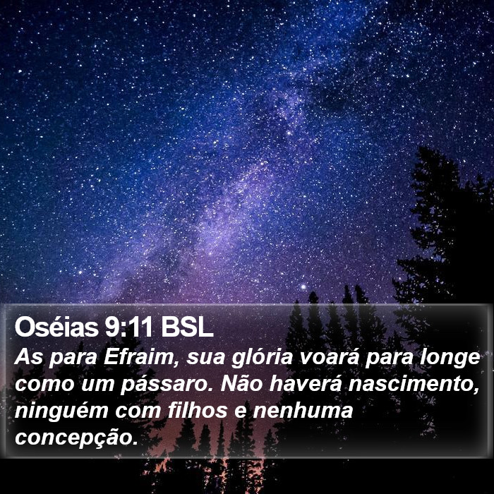 Oséias 9:11 BSL Bible Study