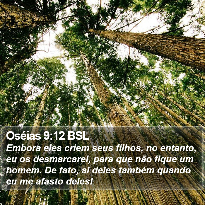 Oséias 9:12 BSL Bible Study