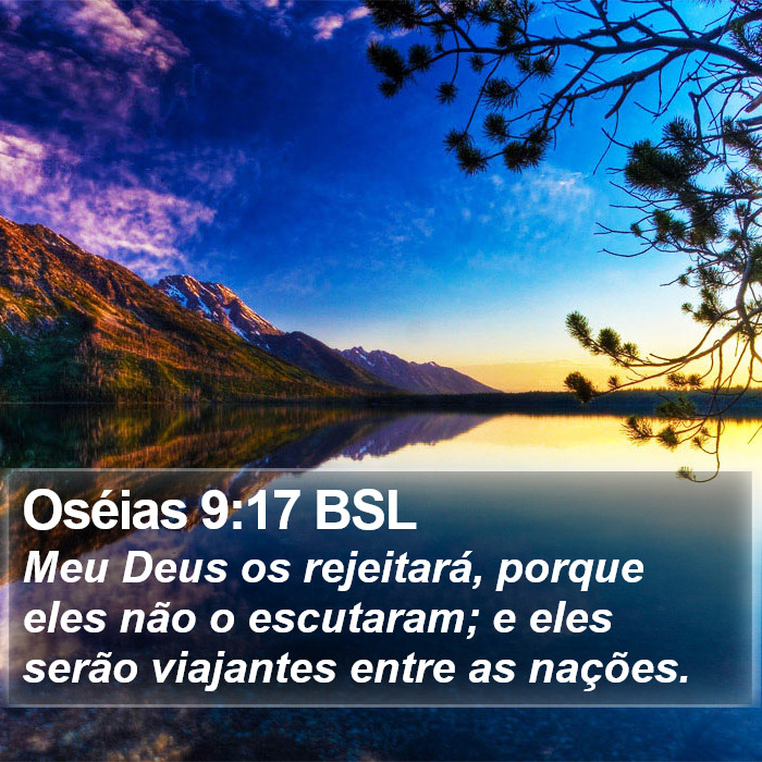 Oséias 9:17 BSL Bible Study