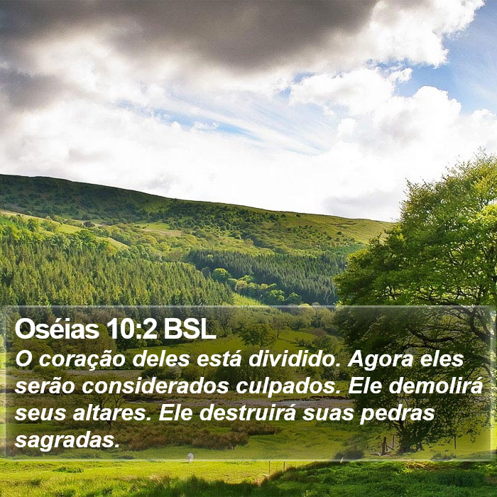 Oséias 10:2 BSL Bible Study