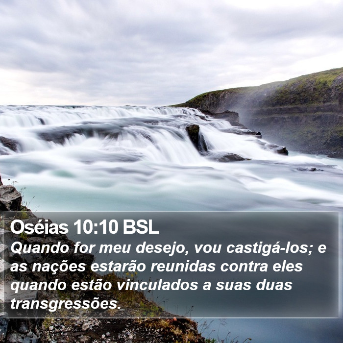 Oséias 10:10 BSL Bible Study