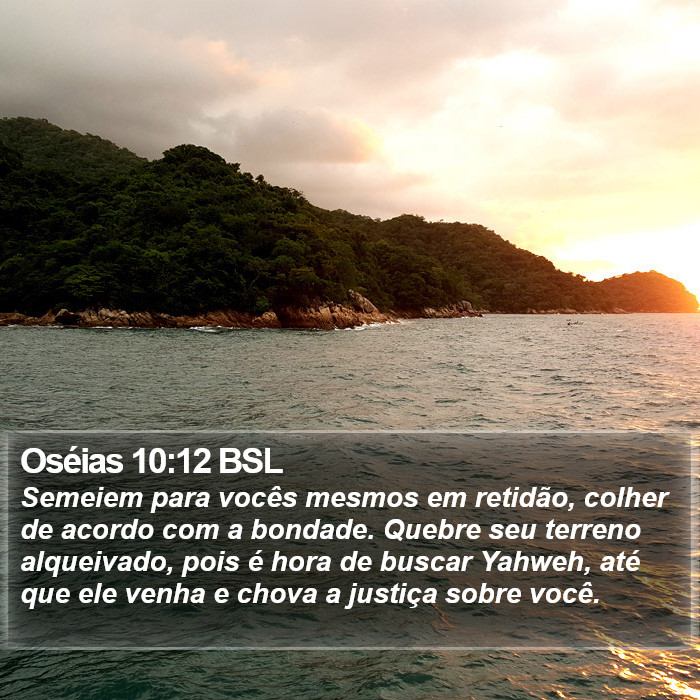 Oséias 10:12 BSL Bible Study