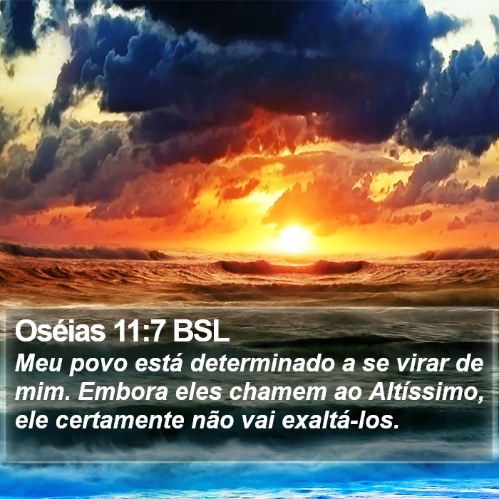 Oséias 11:7 BSL Bible Study