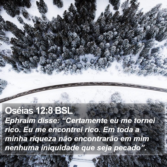 Oséias 12:8 BSL Bible Study