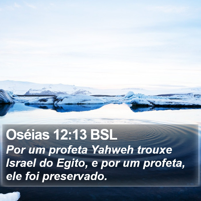 Oséias 12:13 BSL Bible Study