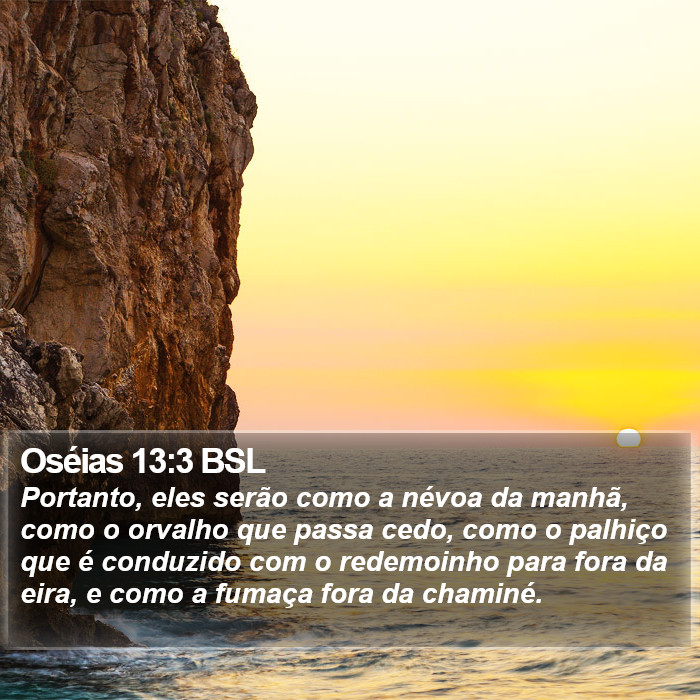 Oséias 13:3 BSL Bible Study