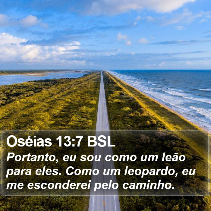 Oséias 13:7 BSL Bible Study