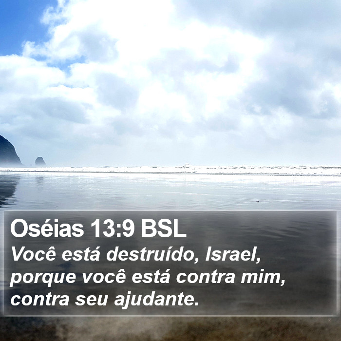 Oséias 13:9 BSL Bible Study