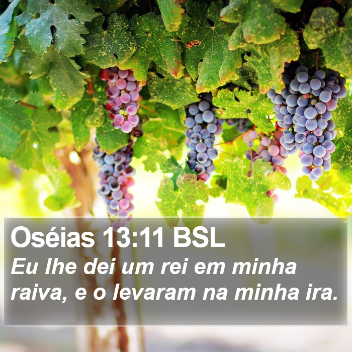 Oséias 13:11 BSL Bible Study