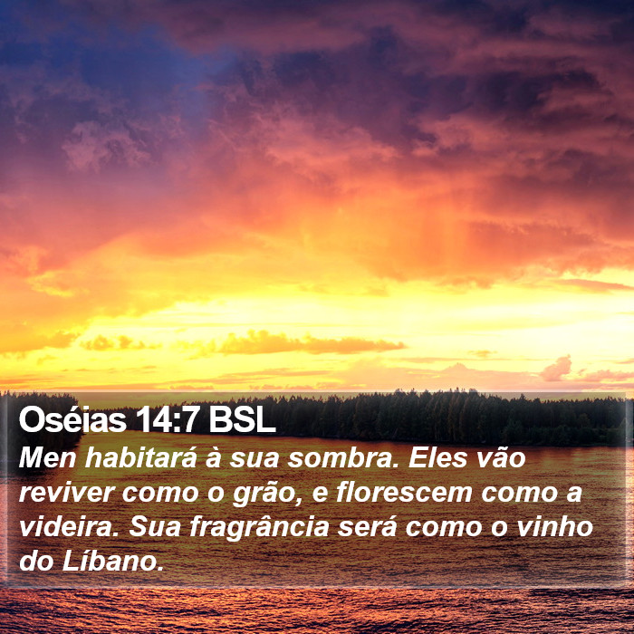 Oséias 14:7 BSL Bible Study