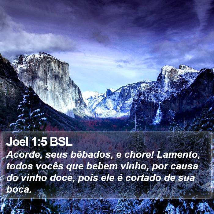 Joel 1:5 BSL Bible Study