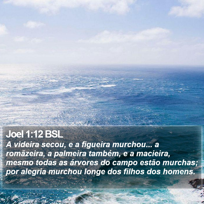 Joel 1:12 BSL Bible Study