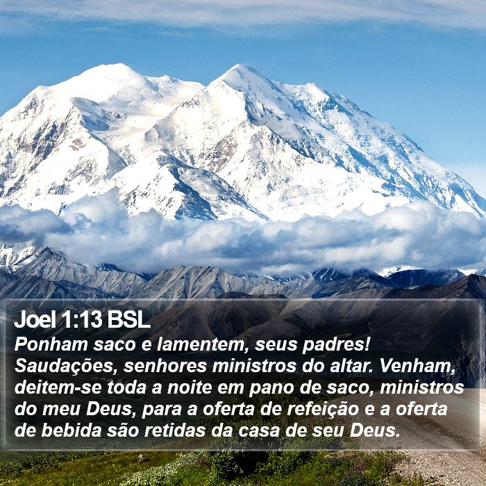 Joel 1:13 BSL Bible Study