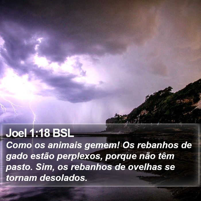 Joel 1:18 BSL Bible Study