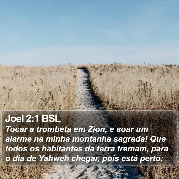 Joel 2:1 BSL Bible Study