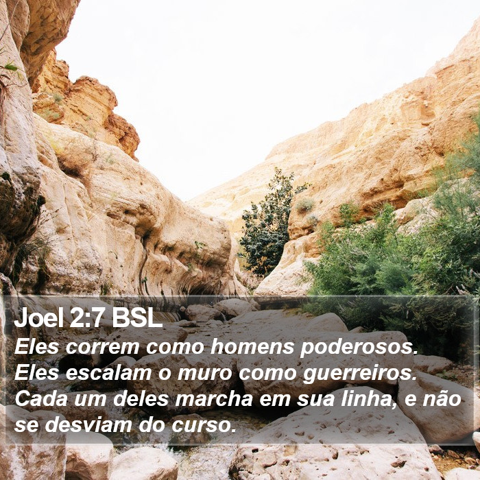 Joel 2:7 BSL Bible Study