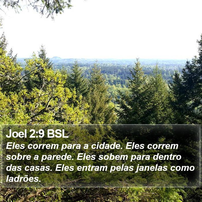 Joel 2:9 BSL Bible Study