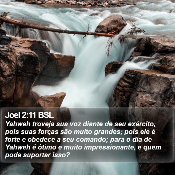 Joel 2:11 BSL Bible Study