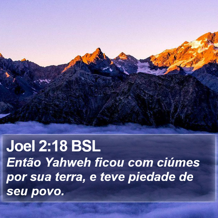 Joel 2:18 BSL Bible Study