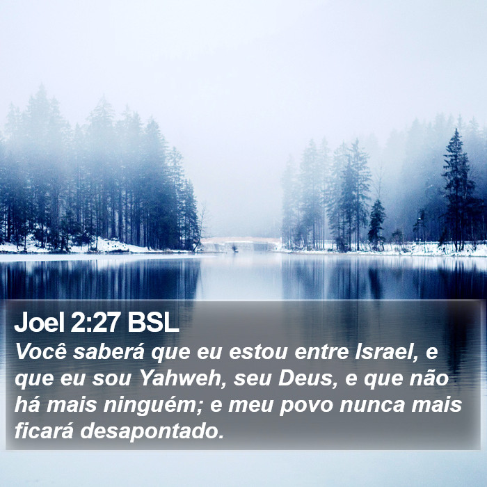 Joel 2:27 BSL Bible Study