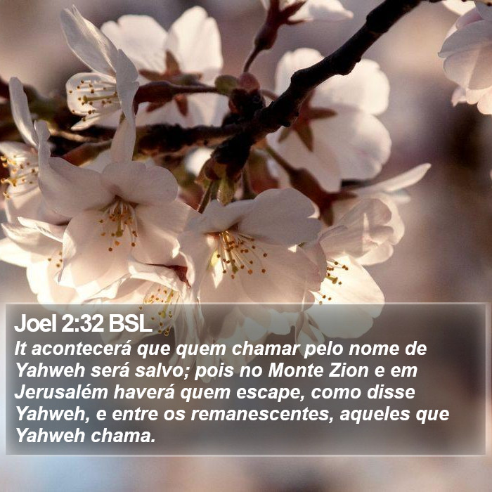 Joel 2:32 BSL Bible Study