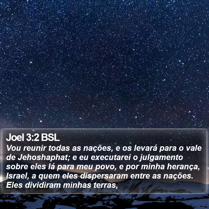 Joel 3:2 BSL Bible Study