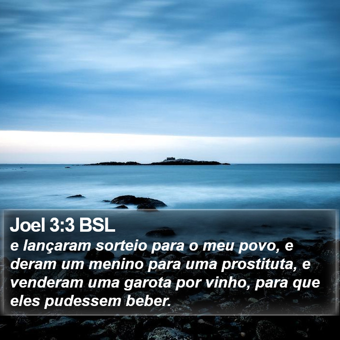 Joel 3:3 BSL Bible Study